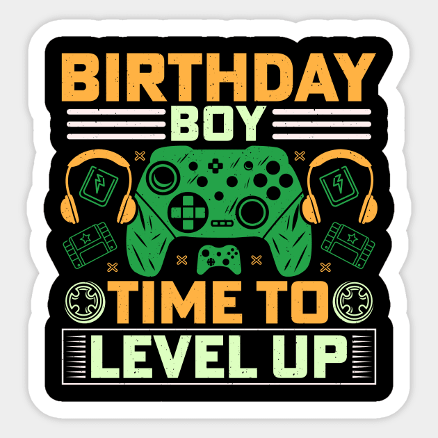 Birthday boy, time to level up Sticker by Fun Planet